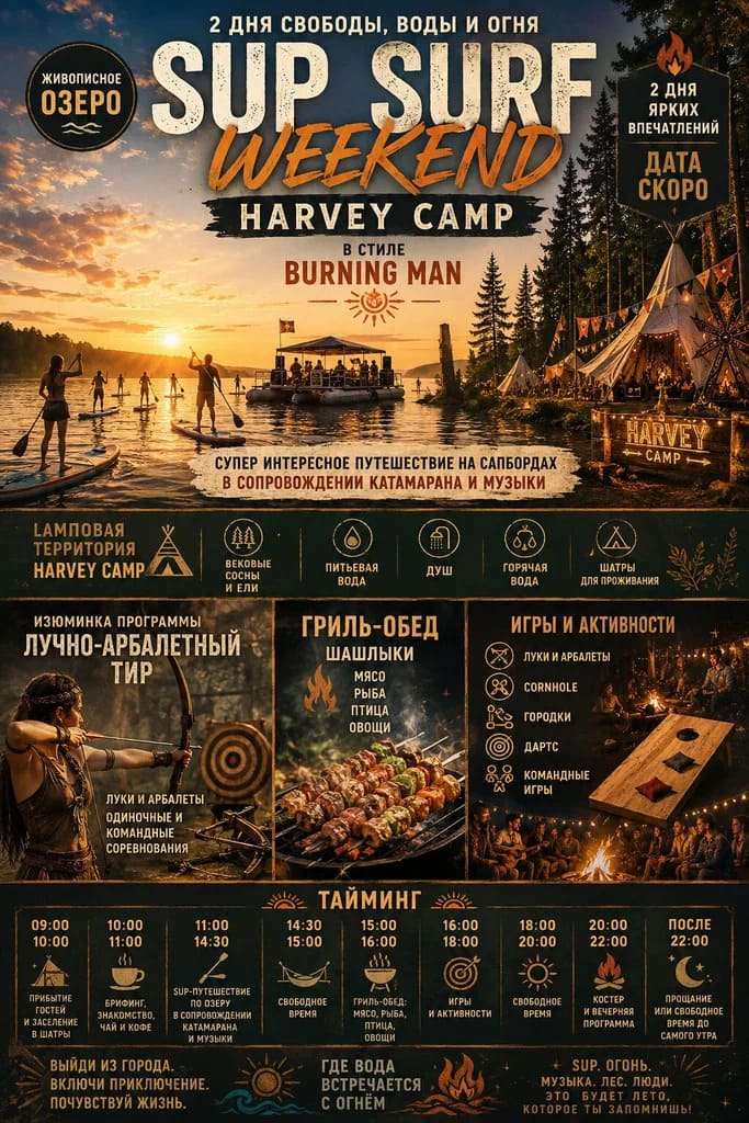 SUP SURF Weekend HARVEY CAMP